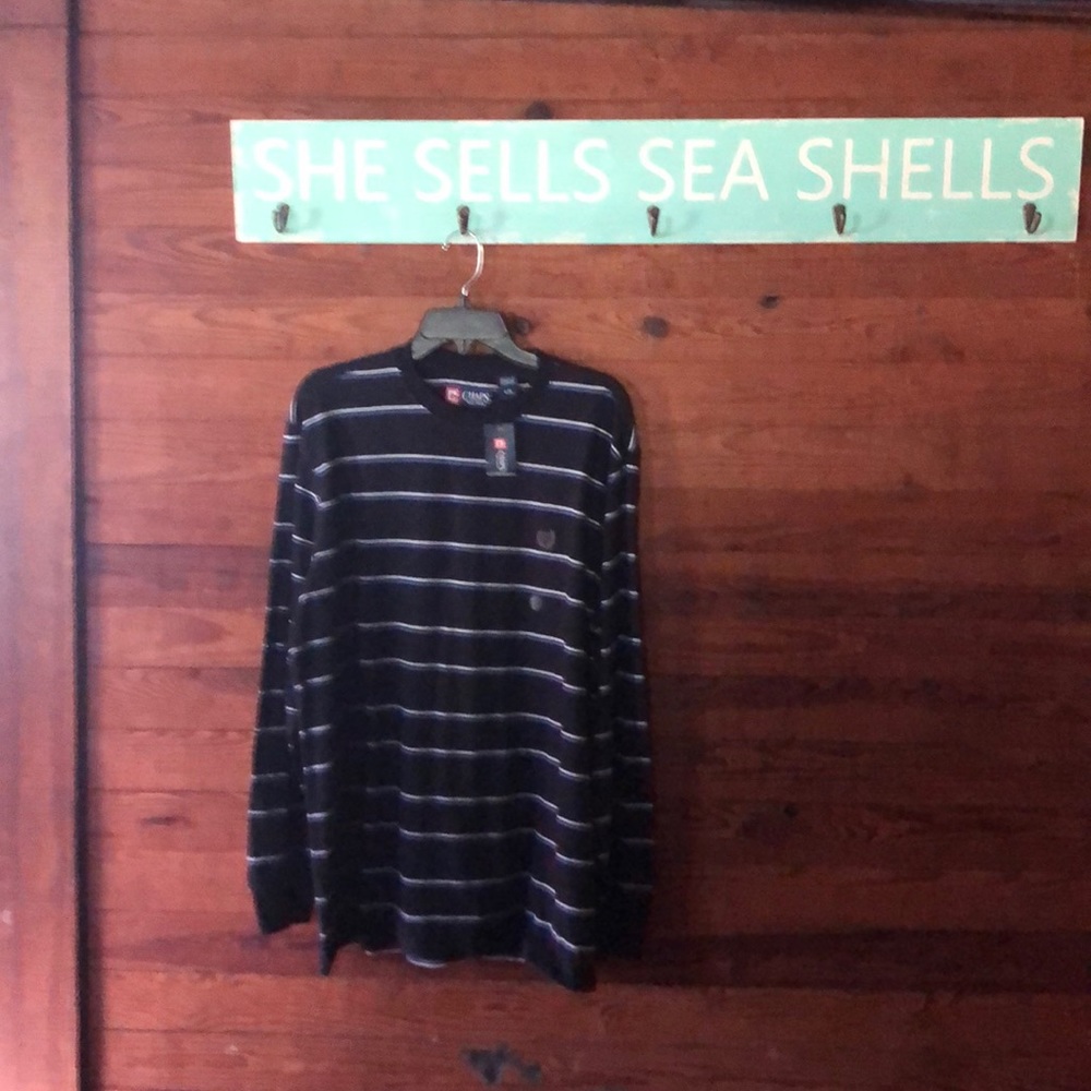 CHAPS Men LS Jersey.
